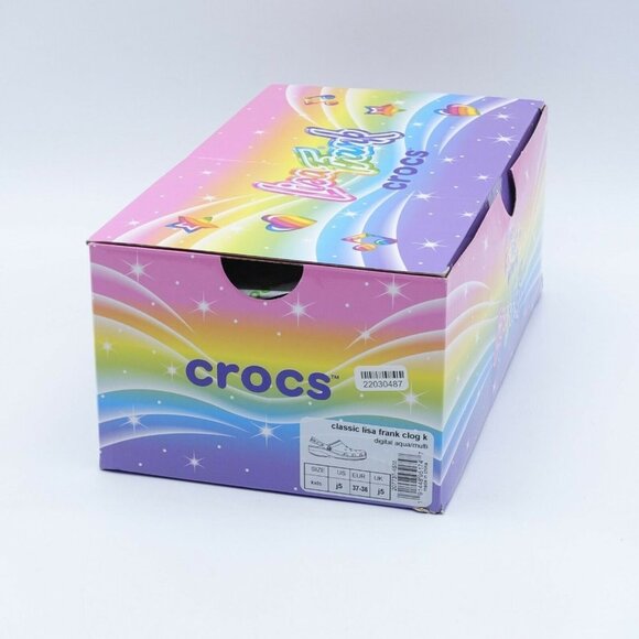 NEW Crocs Lisa Frank Clogs 207737-4SM Multi - Picture 12 of 16